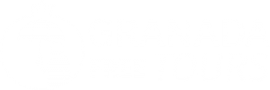 logo en blanco de Granada Free Tour